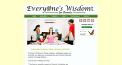 Desktop Screenshot of everyoneswisdom.com